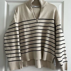 Zara Nautical Quarter Zip